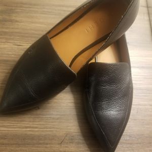 NWOT M.Gemi black leather flats - size 40.5